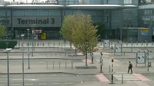 El aeropuerto de Heathrow, Londres, vacío
