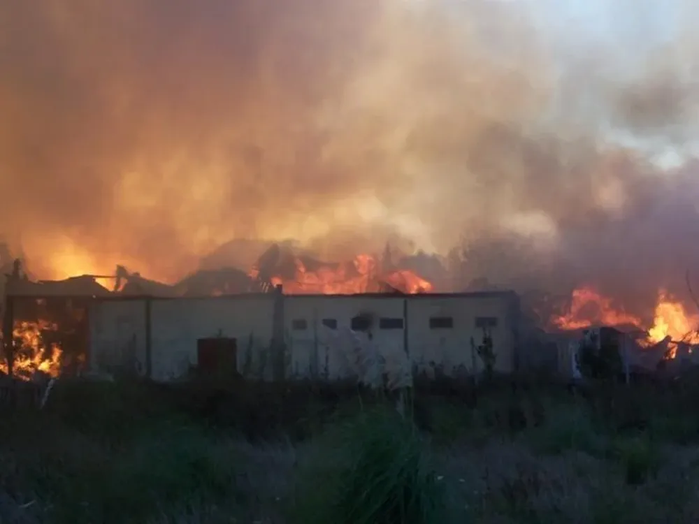 Incendio en Progreso