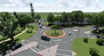 Render proyecto canalización Av. Pedro Blanes Viale, Divina Comedia y Gabriel Otero