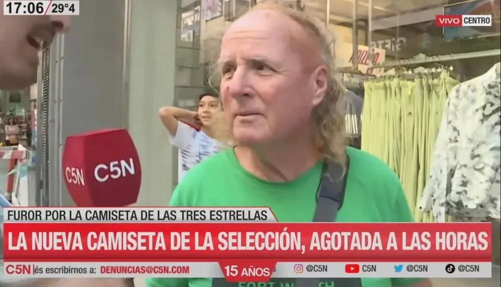 Colorado de Omar Gutierrez apareció en la TV argentina