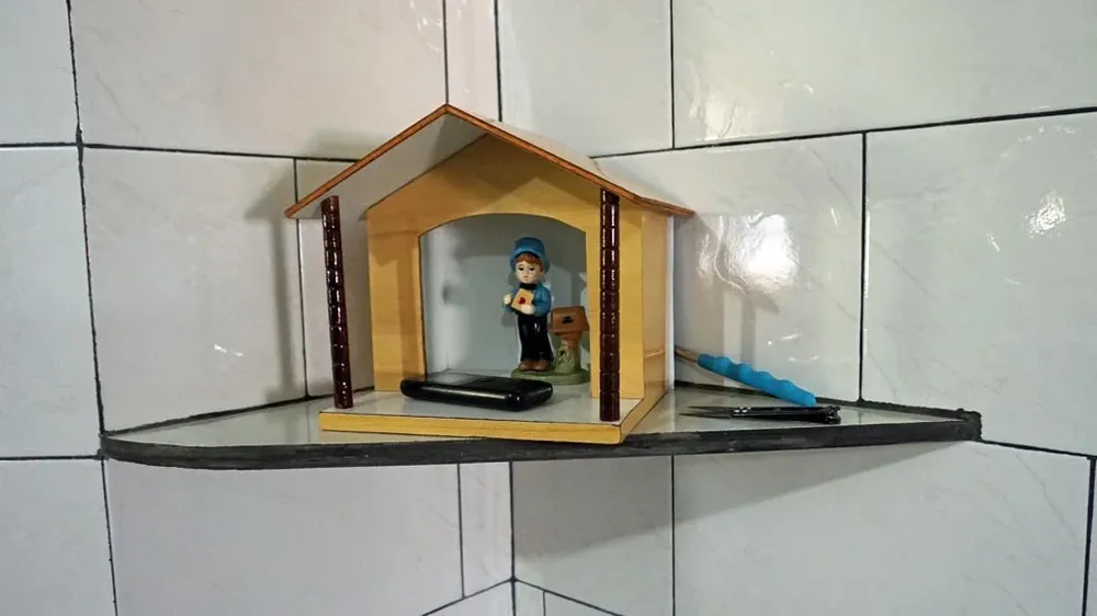 Uno de los pocos objetos de decoración que se ven en las casas de menonitas.