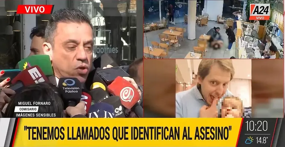 Comisario habla del asesinato en Palermo