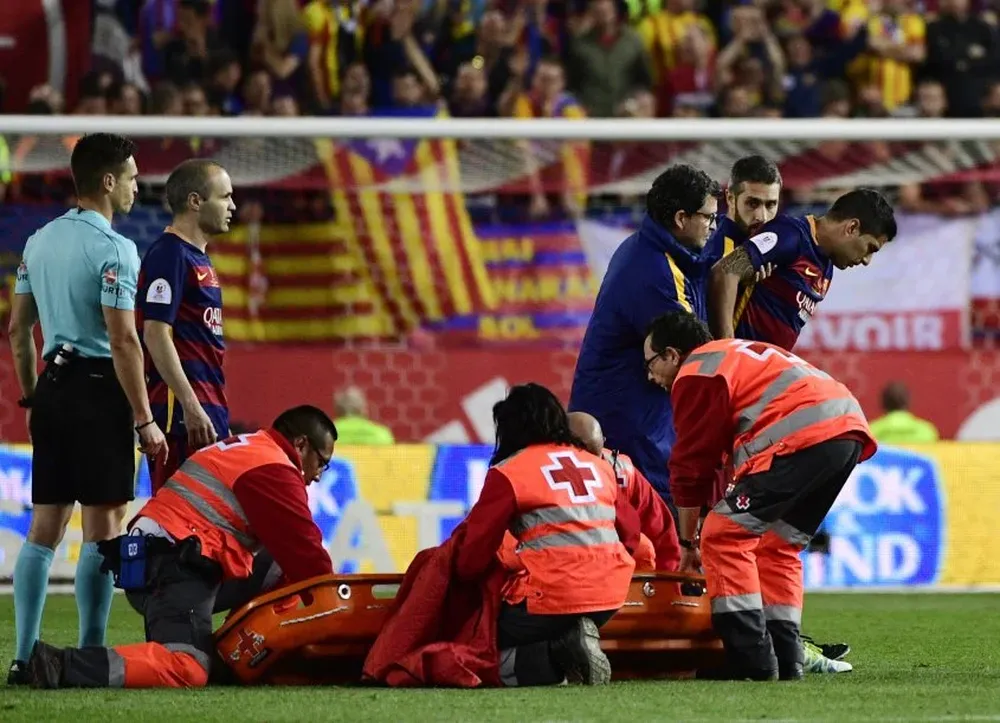 Luis Suárez lesionado