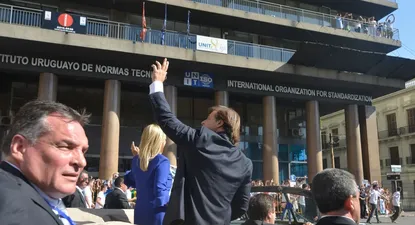 Alejandro Astesiano y Luis Lacalle Pou