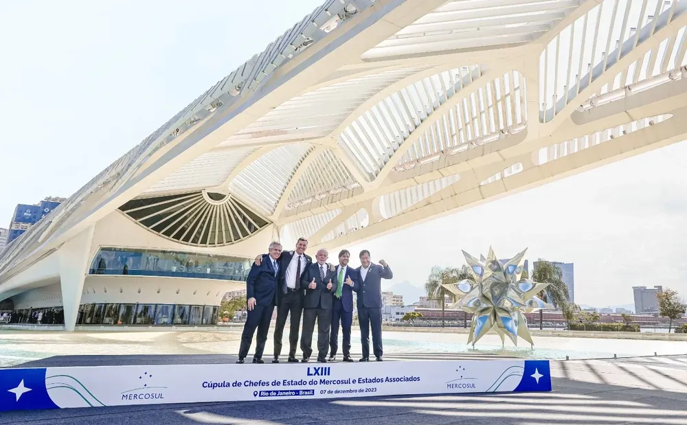 Los presidentes en la cumbre que se celebra en Río de Janeiro