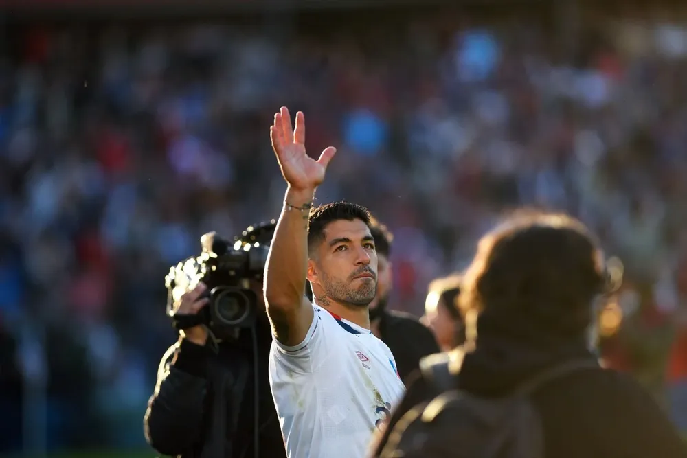 El saludo de Luis Suárez en el clásico del domingo