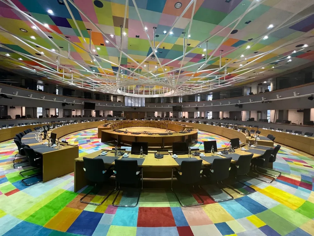 Sala de sesiones del Consejo Europeo