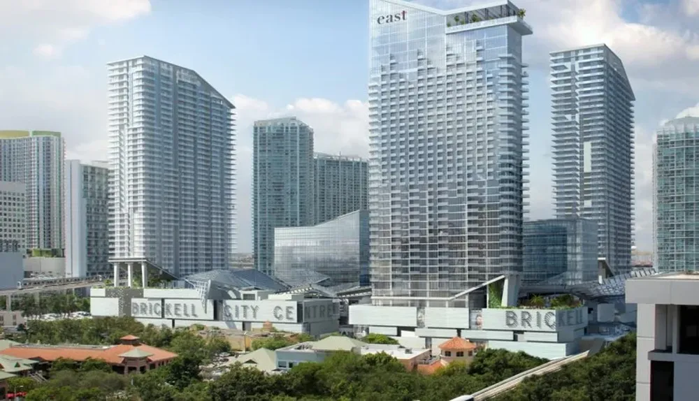 Aspecto que tendrá el Brickell City Centre; “5to La Huella” estará en el hotel East
