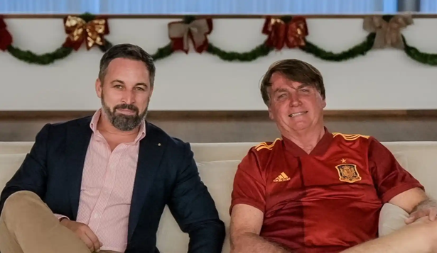 Jair Bolsonaro y Santiago Abascal