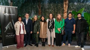 FOTO 1: Carina Silva, Antonio Oliva, Laura Blois, Fernanda Ariceta, Patricia Lussich,María José Caponi, Santiago Cámara y Bruno Petcho.