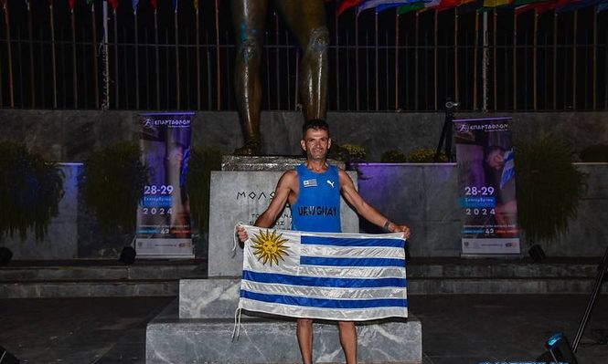 Fernando Martínez en la Spartathlon 2024&nbsp;