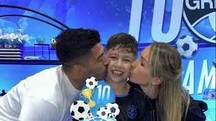 Las fotos del cumple de Benjamín Suárez junto a su familia