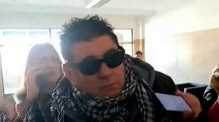 Rodríguez, esta mañana al llegar al juzgado (captura de TV).