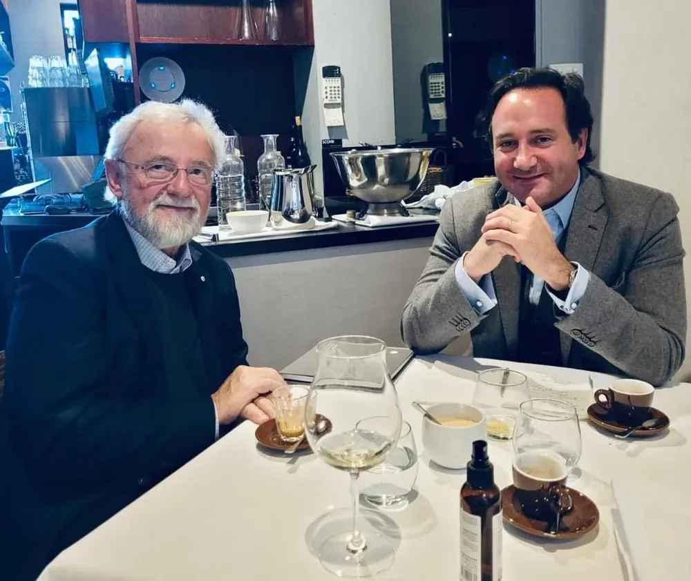 Gary Banks se reunió con Ignacio Munyo en Australia.