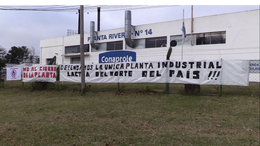Conaprole, planta 14, sobre la ruta 5 en Rivera.