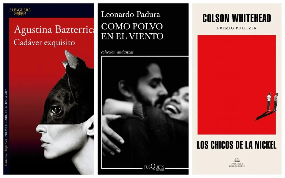 Tres de los libros seleccionados