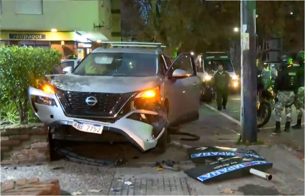 Accidente de tránsito en Pocitos