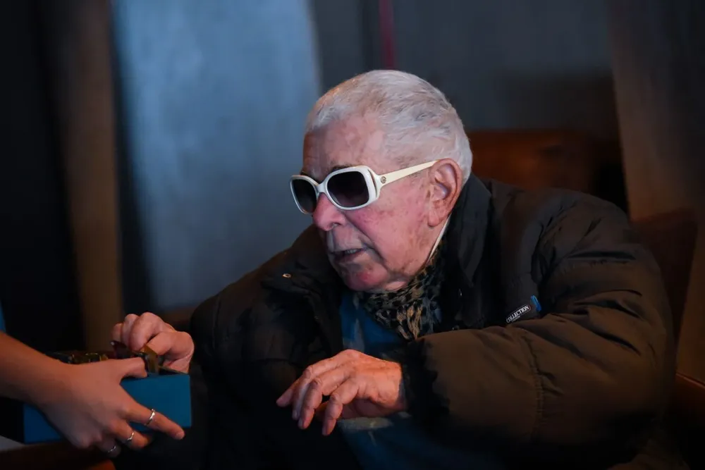 Carlos Perciavalle en la antesala del remate de la Colección China Zorrilla