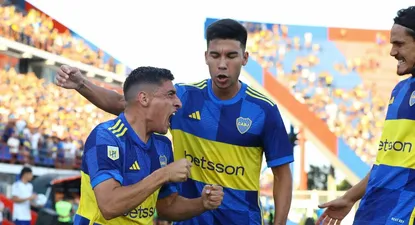 Video: los golazos de Cavani y Merentiel que le dieron el triunfo a Boca Juniors vs San Lorenzo