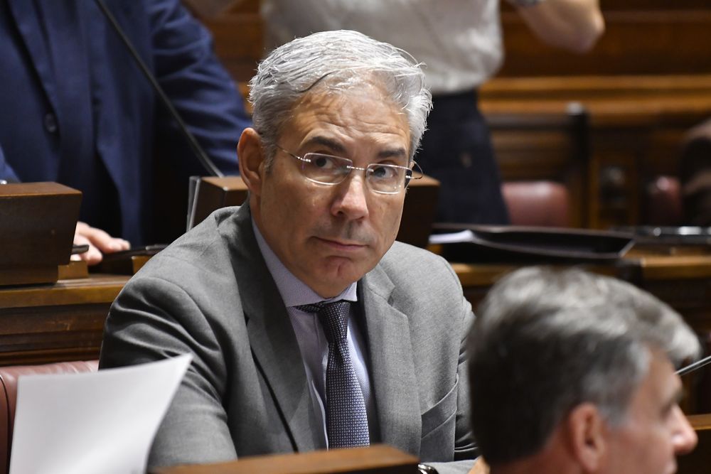 El senador del Partido Colorado, Robert Silva