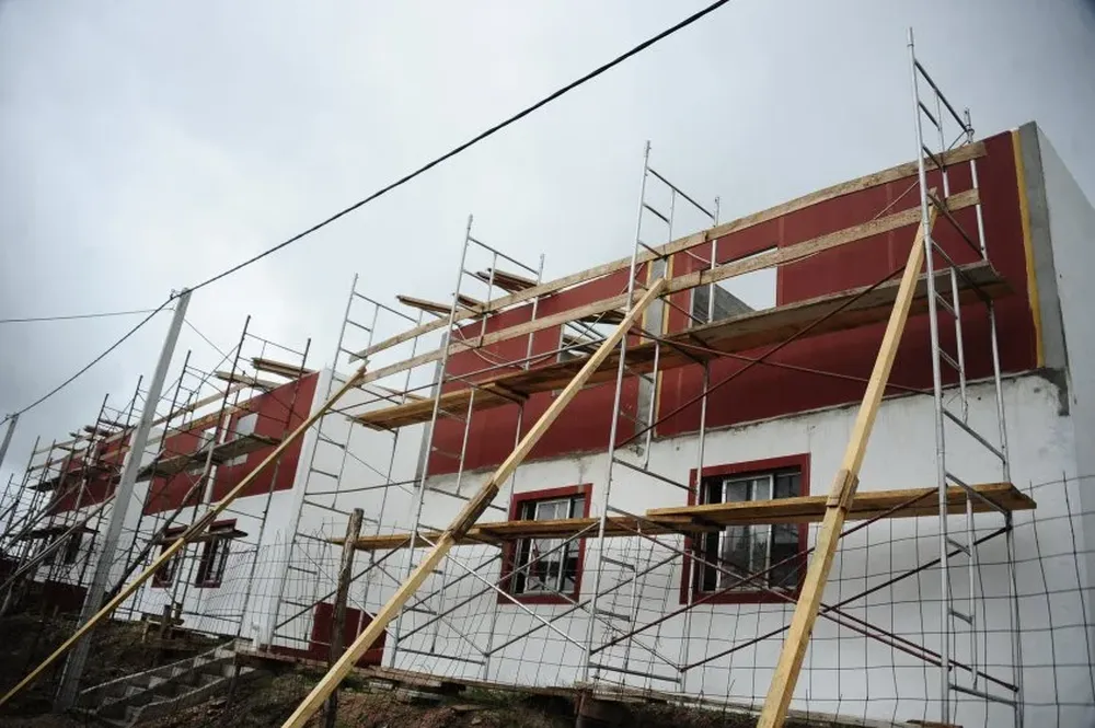 Viviendas construidas por el Plan Juntos, implementado por el gobierno de José Mujica