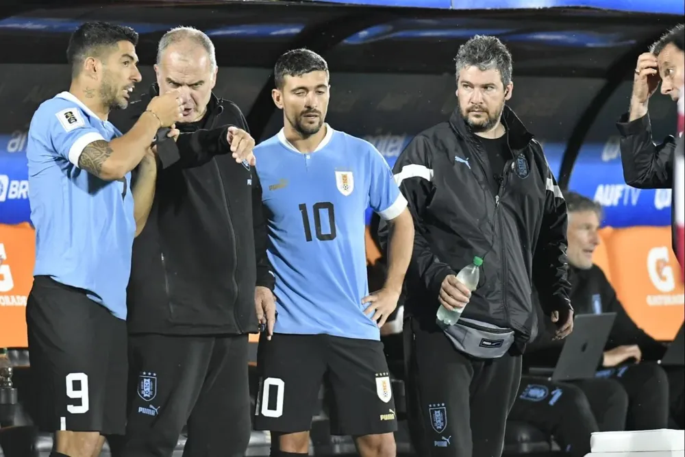 Bielsa, Suárez y De Arrascaeta