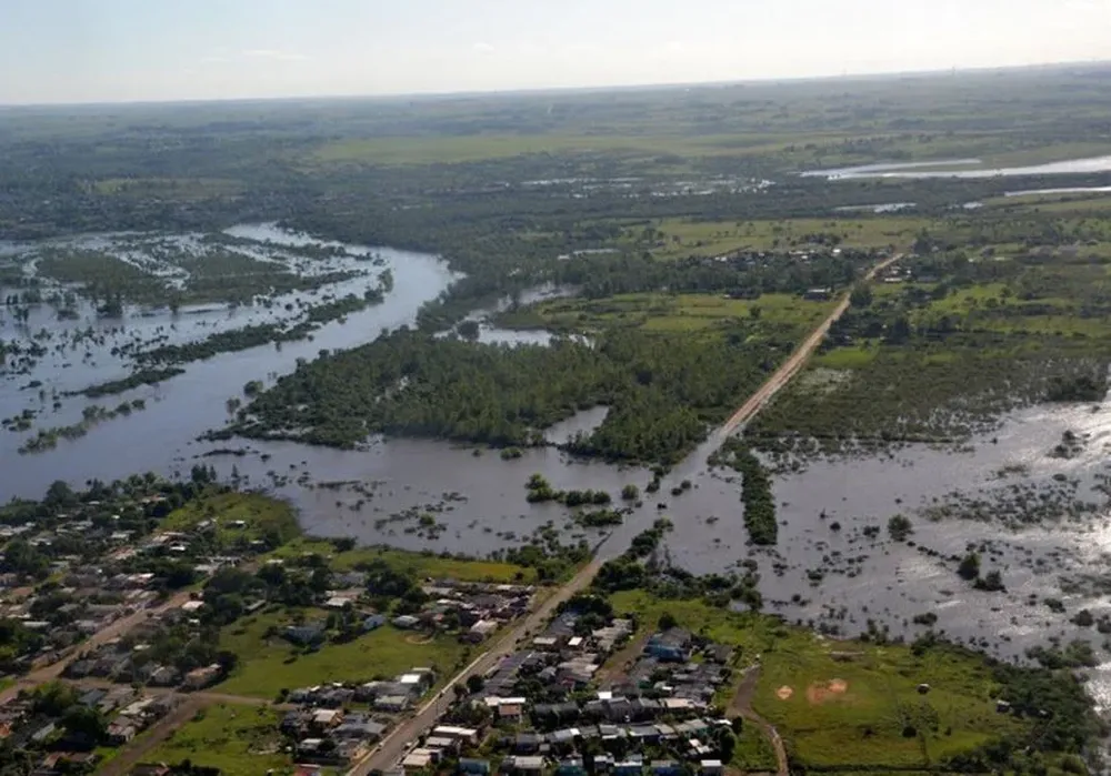 Artigas ha sido uno de los departamentos que sufrió la inundación de campos y ciudades.