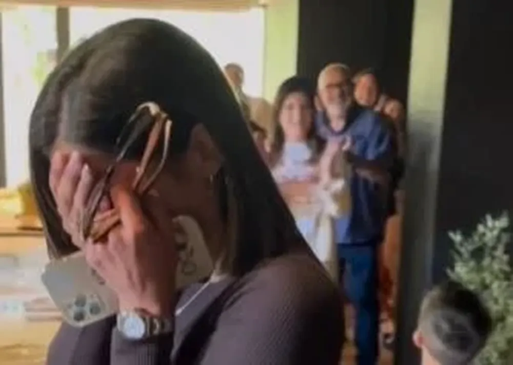 La emoción de la cumpleañera