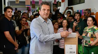 Sergio Massa votando
