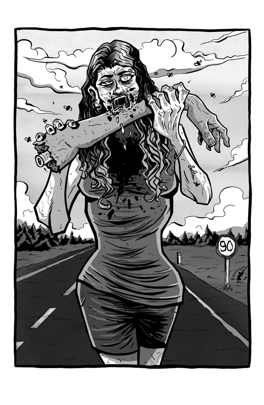 Una imagen del cómic de El Tema del verano