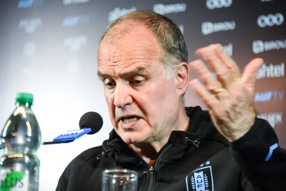 Marcelo Bielsa en conferencia de prensa