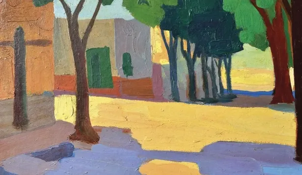 Calle de la Barra de Santa Lucía, obra de Petrona Viera