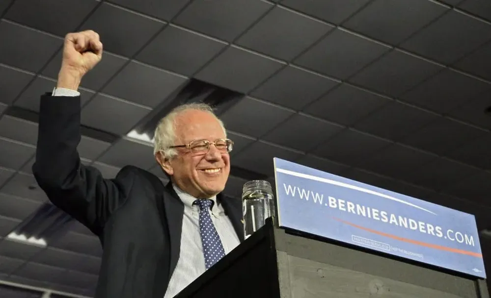 Bernie Sanders fue una de las grandes sorpresas de Iowa, al casi empatar con Hillary Clinton.
