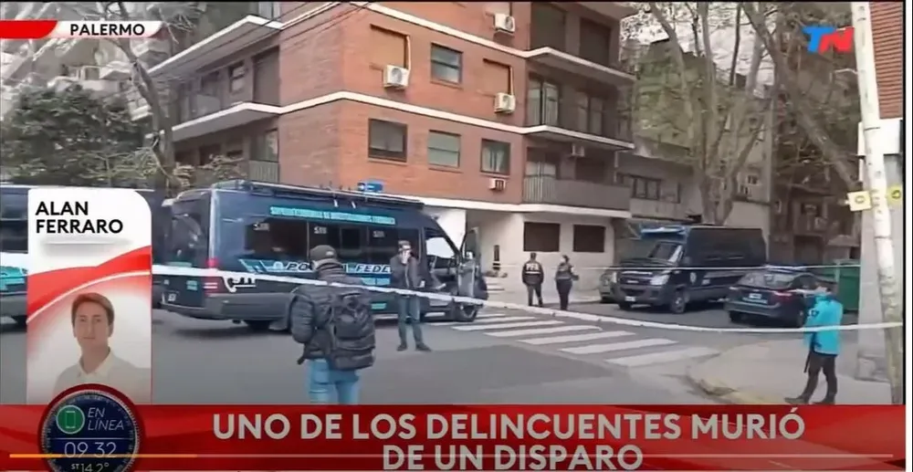 Motochorros le robaron a diplomático turco en el barrio porteño de Palermo y uno fue abatido