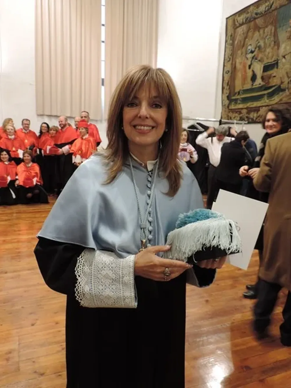 Ana Ribeiro en la Universidad de Salamanca