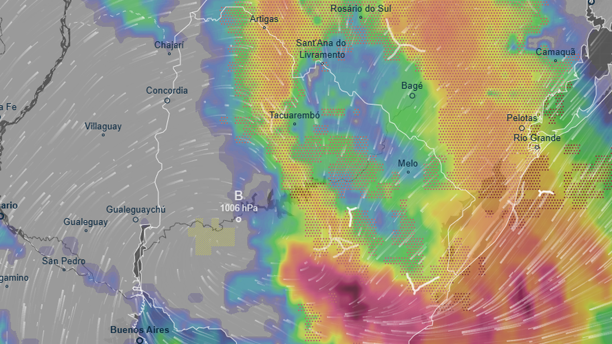 Inumet emitió un aviso especial por tormentas 