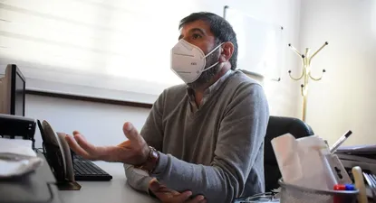 El presidente del PIT-CNT Fernando Pereira.