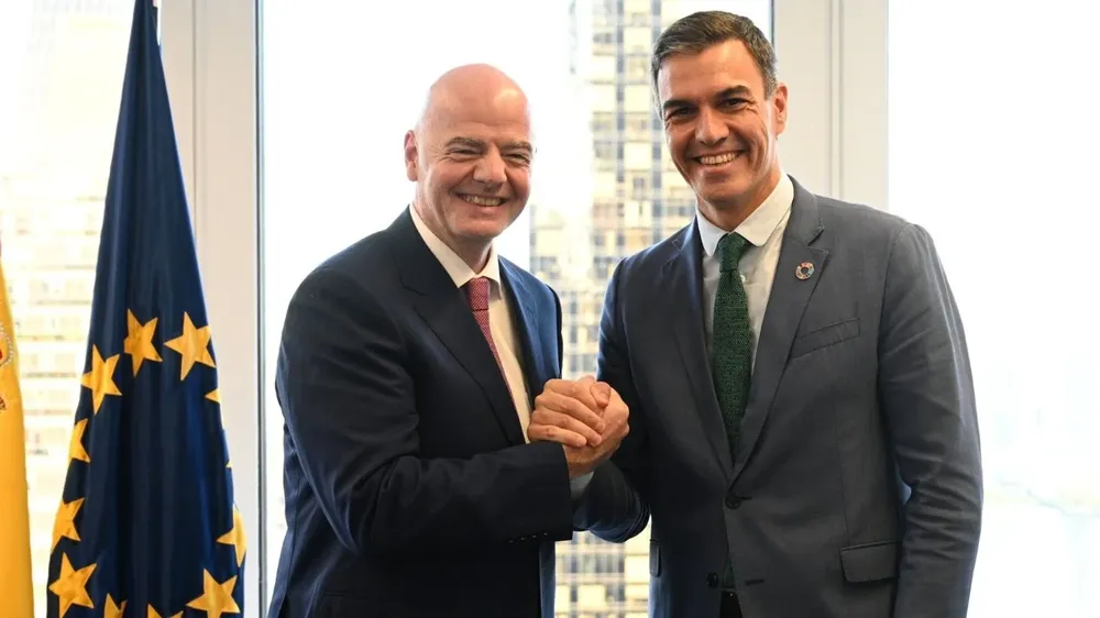 Pedro Sánchez mostró su felicidad con el Mundial 2030.
