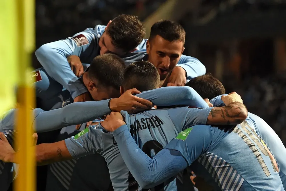 Uruguay ganó siete puntos de los nueve disputados en las Eliminatorias