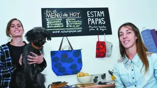 Mariana Laplume y Valentina Barreiro, fundadoras de Estampapas