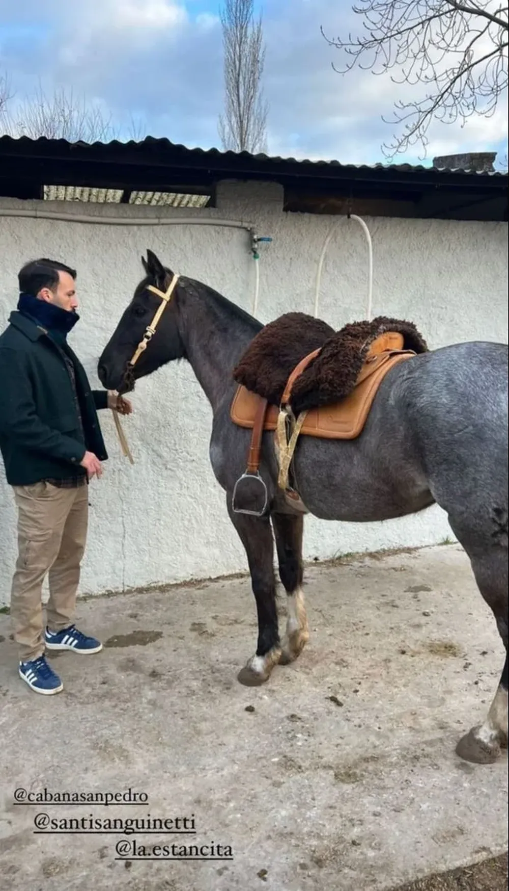 Los caballos, una de sus pasiones