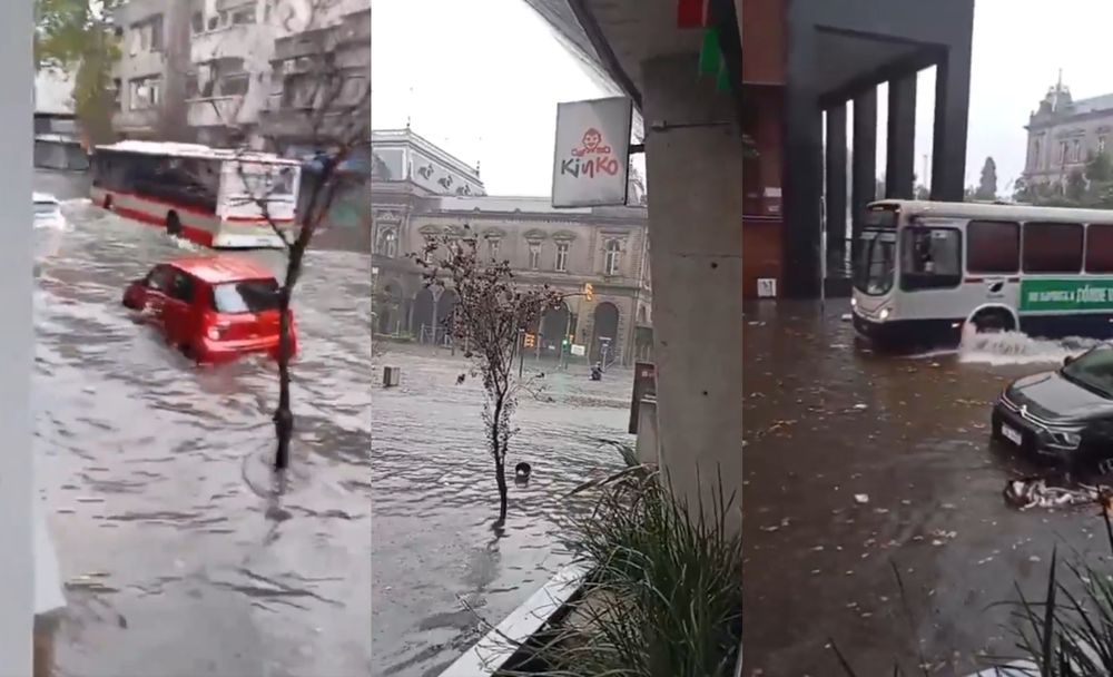 Temporal del fin de semana en Montevideo y el sur