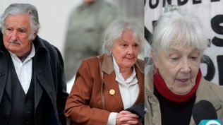 José Mujica, Lucía Topolansky y María Topolansky (Archivo)