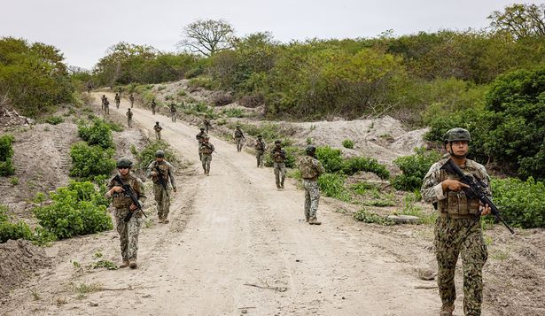 Soldados de EEUU en ejercicios militares en Ecuador