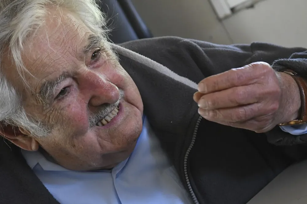 José Mujica durante la entrevista con El Observador