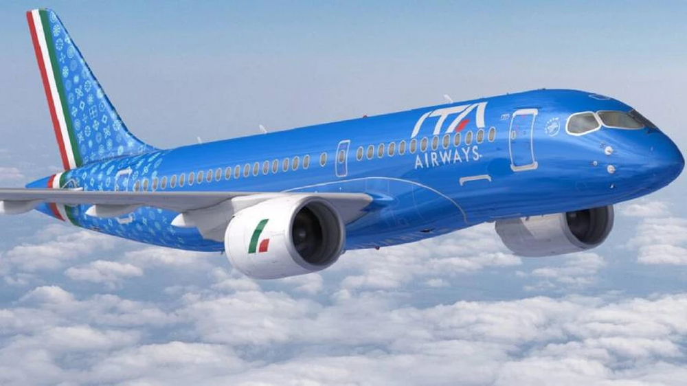Un avión de la empresa italiana Ita Airways