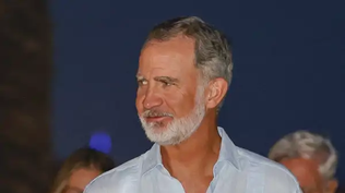 Felipe VI durante sus vacaciones en Mallorca.