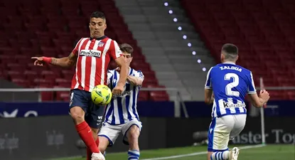 Suárez marcado por Eritz Elustondo