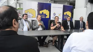 La firma del fideicomiso de inversión MVOT, Entre Todos: Sueños en Obra