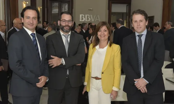 Ignacio Munyo, Alexander Längauer,  Rosario Corral y Rafael Rainusso 